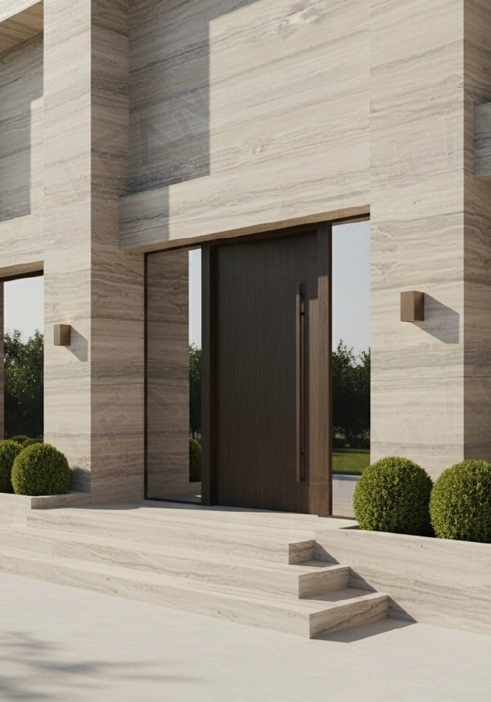 Travertine Roma Grey Filled 280 - Image 5