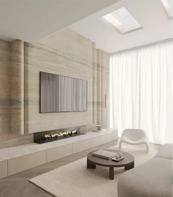 Travertine Roma Grey Filled 280 - Image 3