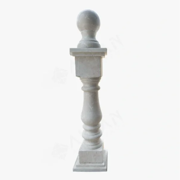 Crema Uno Baluster with Base and Ball