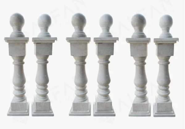 Crema Uno Baluster with Base and Ball - Image 2